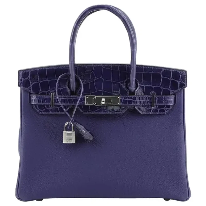 Hermès Birkin Touch Bleu Encre Togo Replica | High-Quality Bags