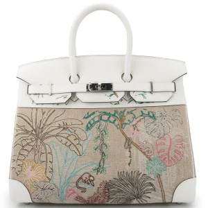Hermès Birkin 35 Faubourg Tropical Palladium HW Dupes