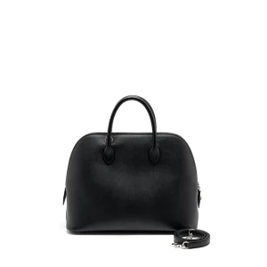 Hermès Bolide 1923 30 Black Epsom Silver HW – Best Replica