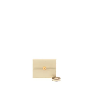 Hermès Clic 16 Wallet Nata Rose Epsom Gold HW – Replica