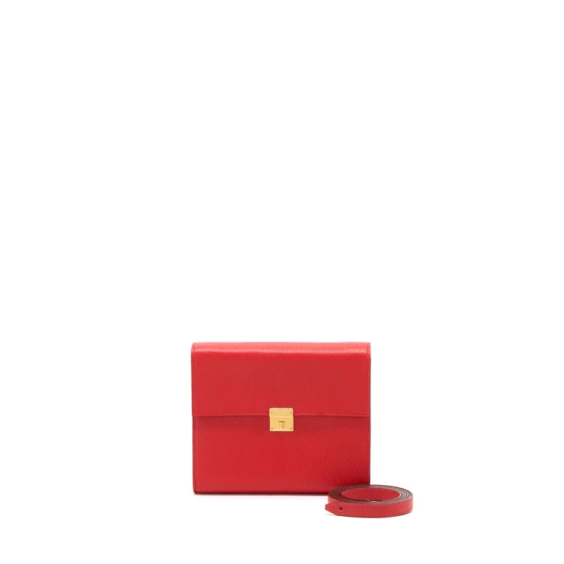 Hermès Clic 16 Wallet Red Mysore Gold HW – Perfect Replica