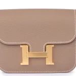 Hermès Constance Slim Epsom Etoupe Gold HW - Replica Bags