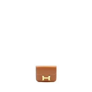 Hermès Constance Slim Gold Evercolor Replica | High-Tier