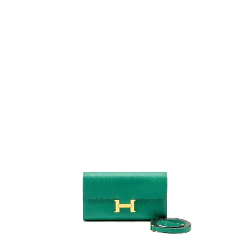 Hermès Constance To Go Vert Jade Epsom Gold HW Dupes