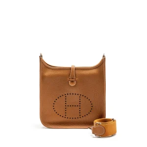Hermès Evelyne 29 Gold Clemence Silver HW