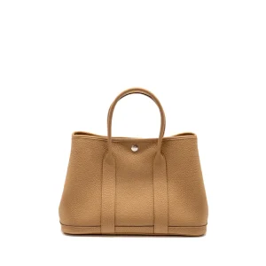 Hermès Garden Party 30 Biscuit Negonda Silver HW - Mirror Quality Replicas