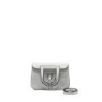 Hermès Halzan 25 Blue Pale Clemence Dupe | Artisan-Grade