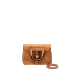 Hermès Halzan 25 Gold Clemence Silver HW - 1:1 Replica