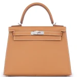 Hermès Kelly 28 Veau Epsom Gold Palladium HW - High-End Inspired