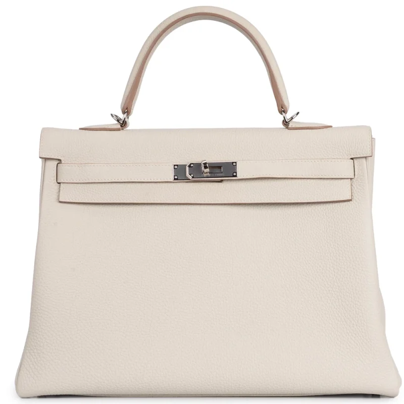Hermès Kelly 35 Togo Gris Perle Palladium HW – Replica