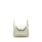 Hermès Lindy 26 Blanc Evercolor Silver HW Replica - Shop Now