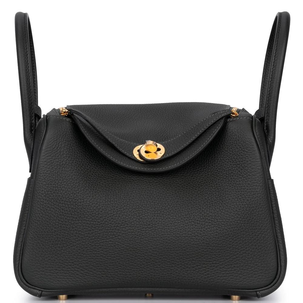 Hermès Lindy 26 Clemence Vert Cypress Gold HW Replica