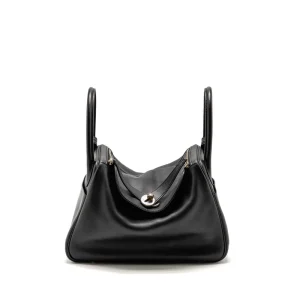 Hermès Lindy 30 Black Swift/Alligator Touch Replica Bag
