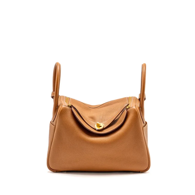 Hermès Lindy 30 Gold Clemence Gold HW - Premium Replica