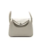 Hermès Lindy 30 Gris Pearl Evercolor Silver HW Replica