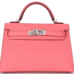 Hermès Mini Kelly Sellier Epsom Replica - Rose Azalee | Top Quality