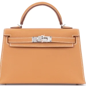 Hermès Mini Kelly Sellier Epsom Veau 37 Gold Palladium HW