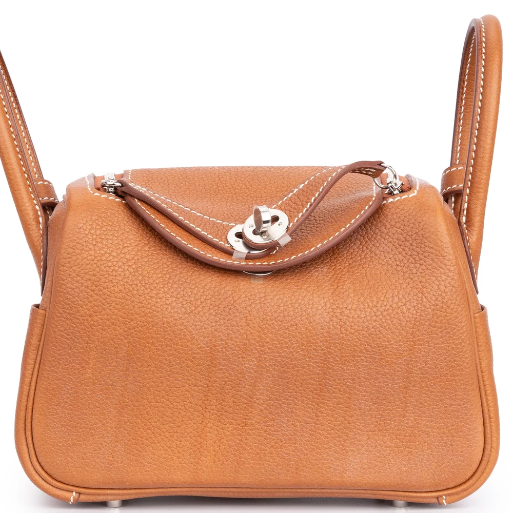 Hermès Mini Lindy Barenia Replica | Mirror Quality Bags
