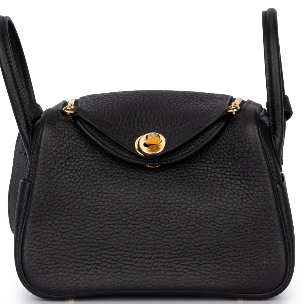 Hermès Mini Lindy Clemence Noir Replica - Premium Quality