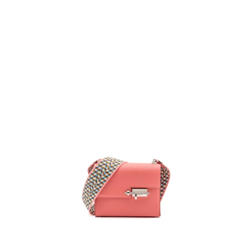 Hermès Mini Verrou Rose Ete Chèvre Mysore Replica Handbag