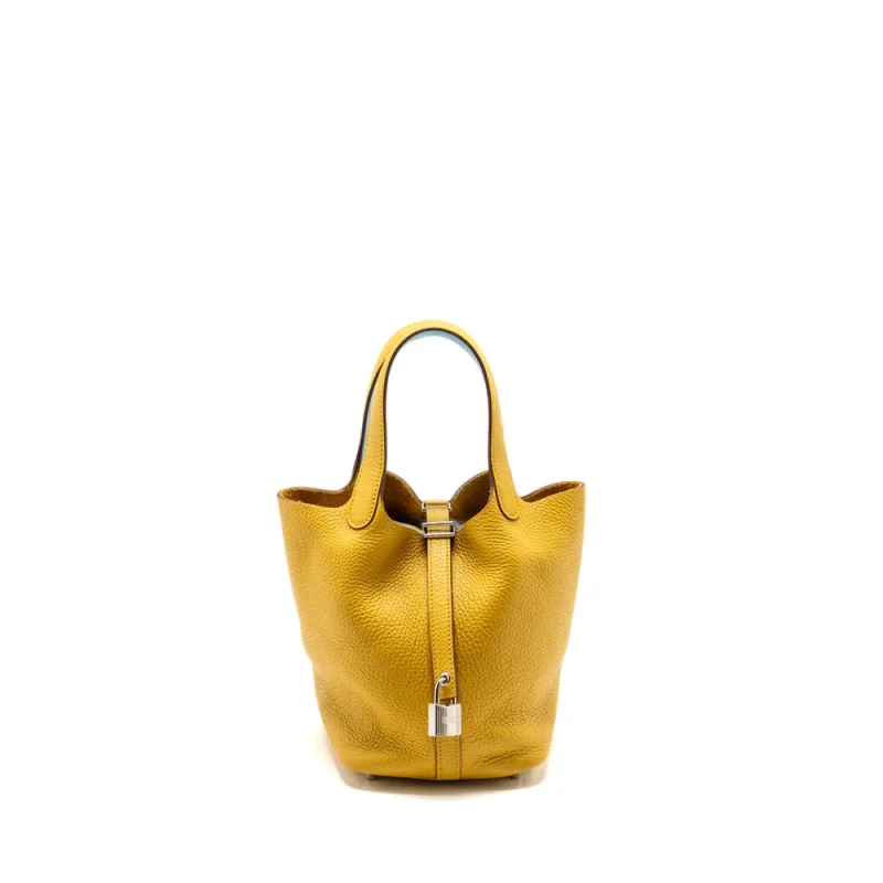 Hermès Picotin 18 Jaune Amber Replica Bag | Replica Hermès
