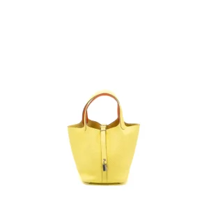 Hermès Picotin 18 Lock Limoncello/Orange Replica - Buy Now