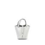 Hermès Picotin 18 Lock White Clemence Replica | Top Quality