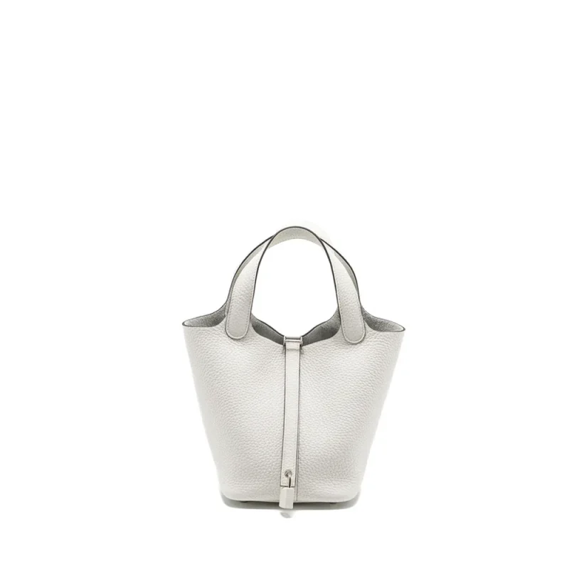 Hermès Picotin 18 Lock New White Clemence Replica Bag