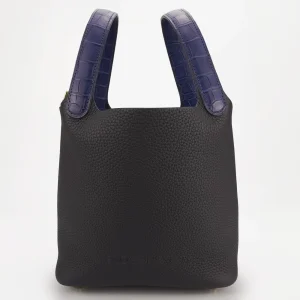 Hermès Picotin 18 Touch/Clemence Caban Blue Saphir Dupes