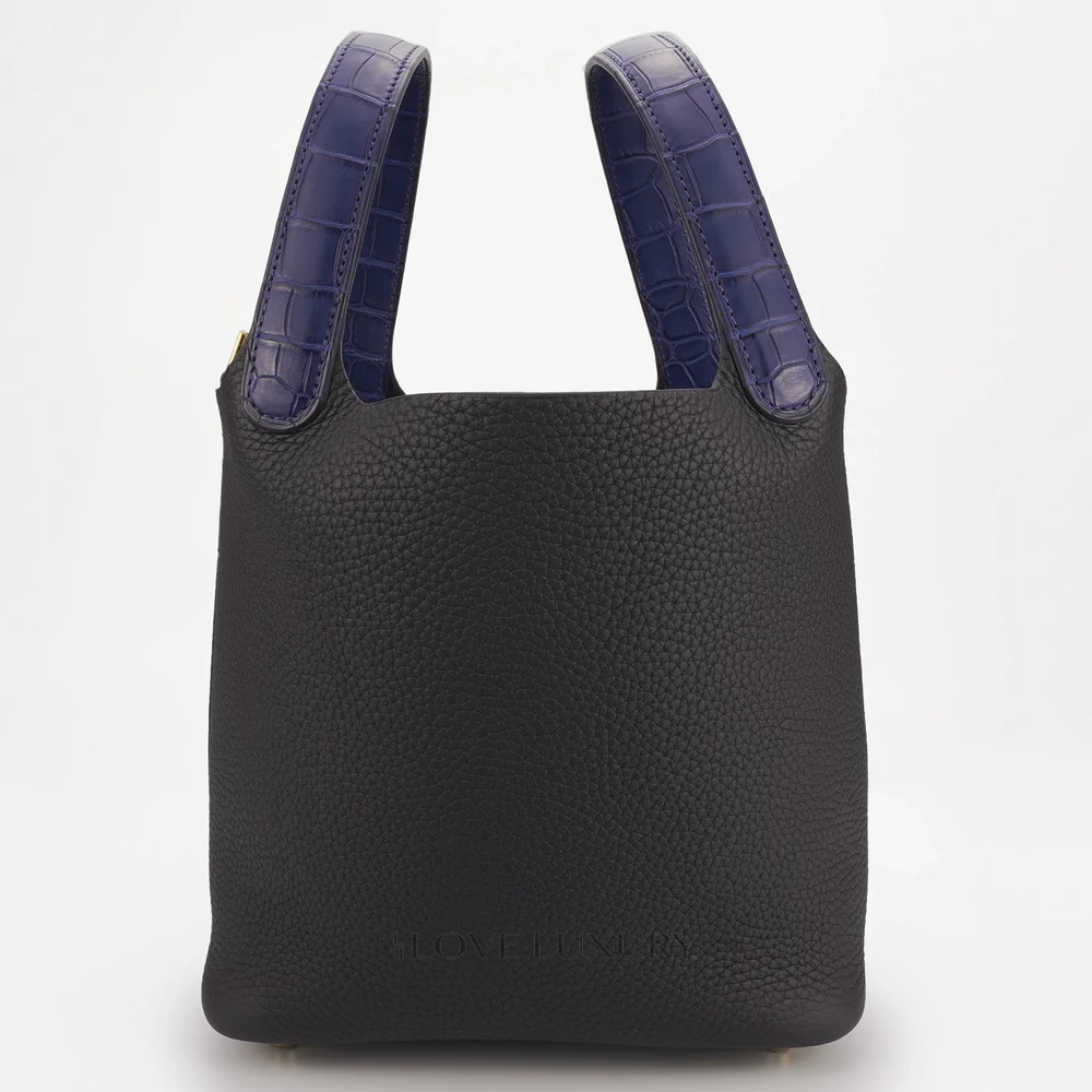 Hermès Picotin 18 Touch/Clemence Caban Blue Saphir Dupes