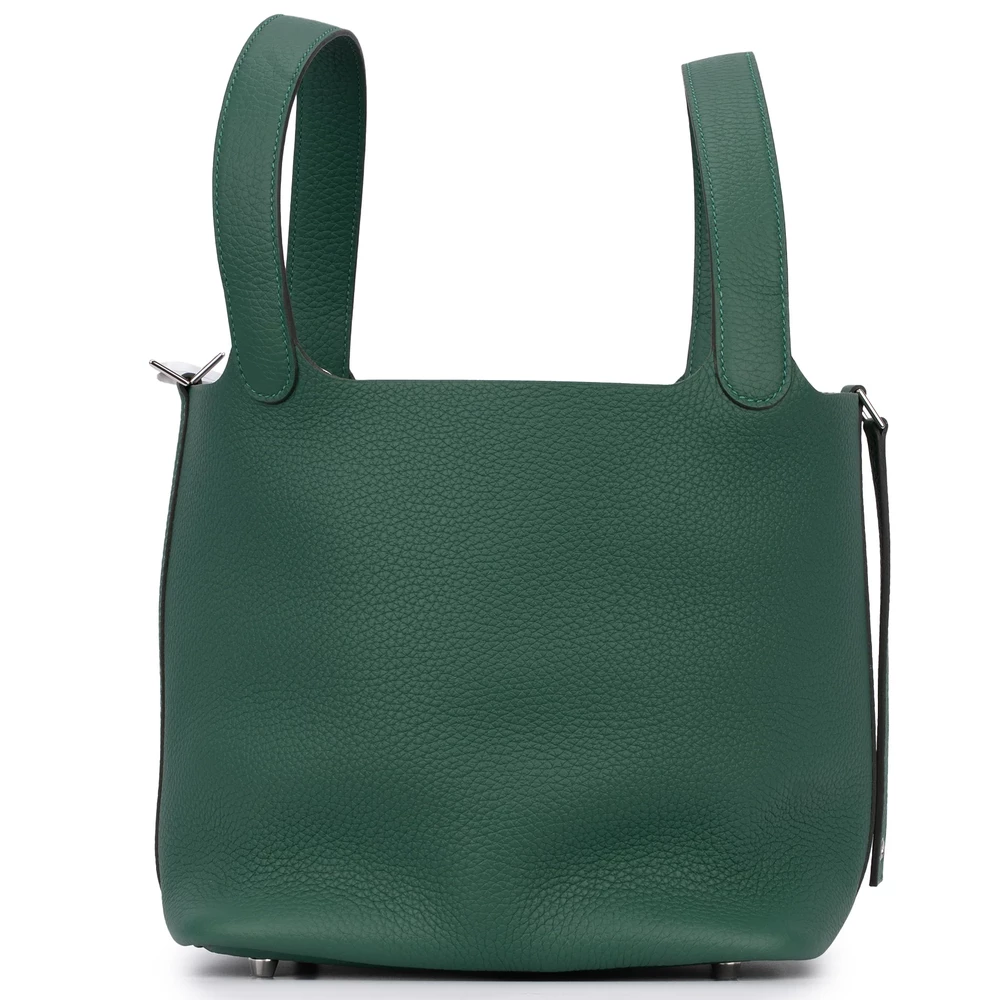 Hermès Picotin 22 Clemence Vert Moyen Palladium HW Replica