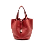 Hermès Picotin 26 Lock Red Clemence Replica | Premium Bags