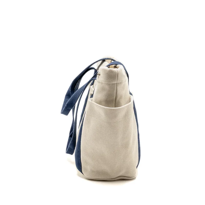 Hermès Sac A Langer Cabriole Gris Pearl Cotton Silver HW Replica