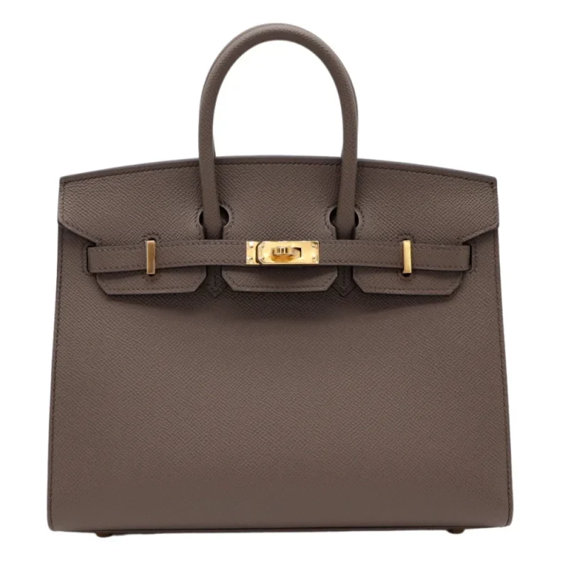 High-End Hermès Inspired - Birkin 25 Sellier Etain Epsom Gold HW