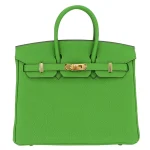 High-End Hermès Inspired - Birkin 25 Vert Yucca Togo Gold HW