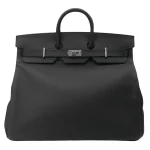 High-End Hermès Inspired HAC 50 Black Togo Palladium HW