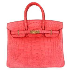 Mirror Quality Hermès Replicas - Birkin 25 Bougainvillea Matte