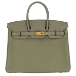Mirror Quality Hermès Replicas - Birkin 25 Vert Olive Togo Gold HW
