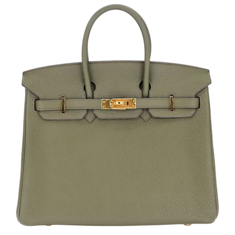 Mirror Quality Hermès Replicas - Birkin 25 Vert Olive Togo Gold HW