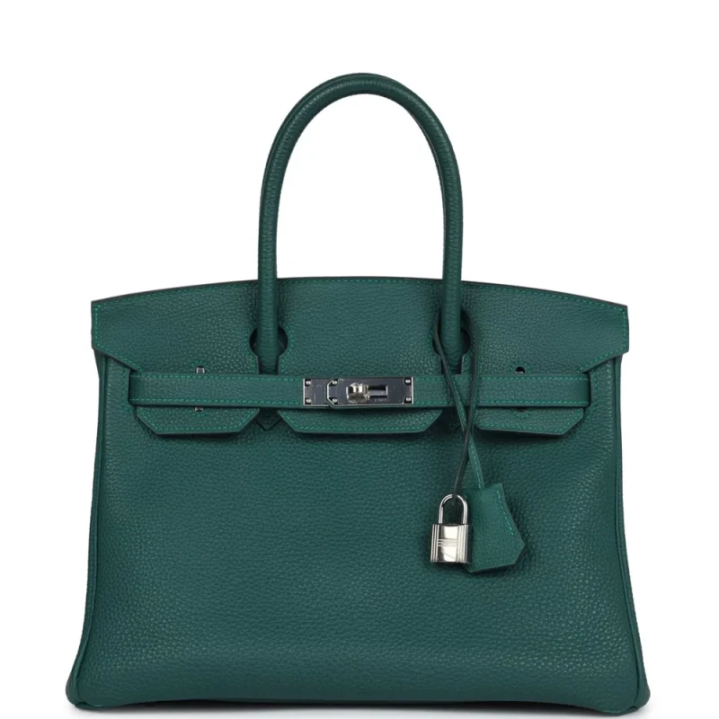 Mirror Quality Hermès Replicas – Birkin 30 Malachite Togo