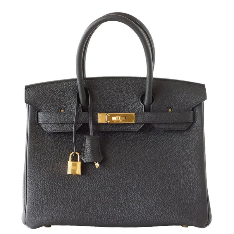 Mirror Quality Hermès Replicas - Birkin 30 Plomb Togo Gold HW