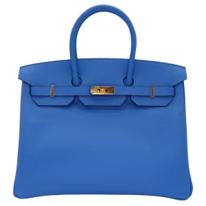 Mirror Quality Hermès Replicas – Birkin 35 Bleu Paradis