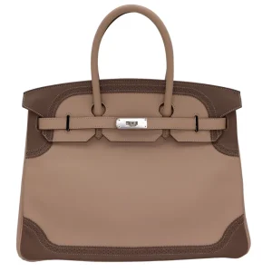 Mirror Quality Hermès Replicas - Birkin 35 Ghillies Swift HW