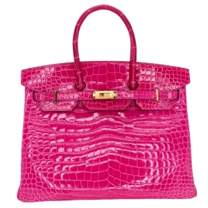 Mirror Quality Hermès Replicas – Birkin 35 Rose Scheherazade