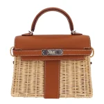 Mirror Quality Hermès Replicas - Kelly Mini Picnic Gold Swift Palladium HW