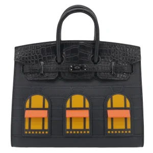 Premium Hermès Replica - Birkin 20 Midnight So Black HW