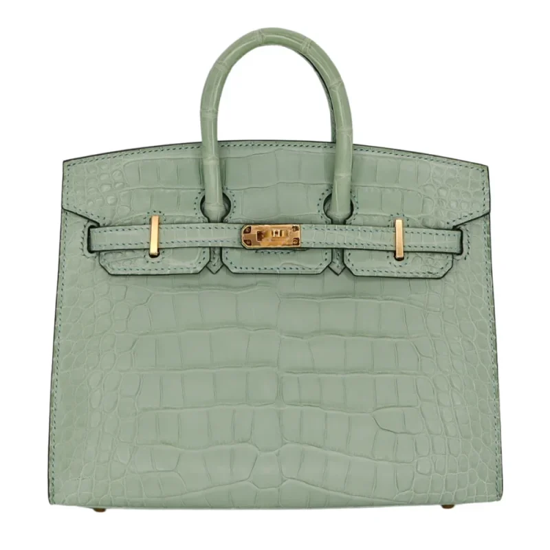 Premium Hermès Replica - Birkin 20 Vert D'eau Matte
