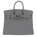 Premium Hermès Replica - Birkin 25 Bleu Lin Togo Palladium HW