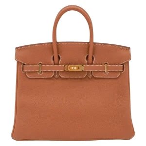 Premium Hermès Replica - Birkin 25 Gold Togo Gold HW