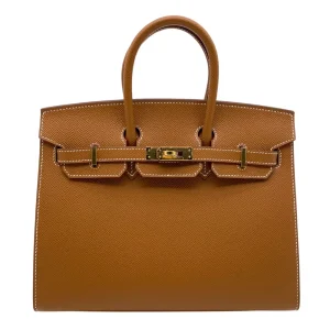 Premium Hermès Replica - Birkin 25 Sellier Gold Epsom Gold HW